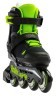 Комплект роликовые коньки Rollerblade Microblade Black Green + защита Фото - 2