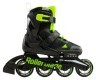Комплект роликовые коньки Rollerblade Microblade Black Green + защита Фото - 3