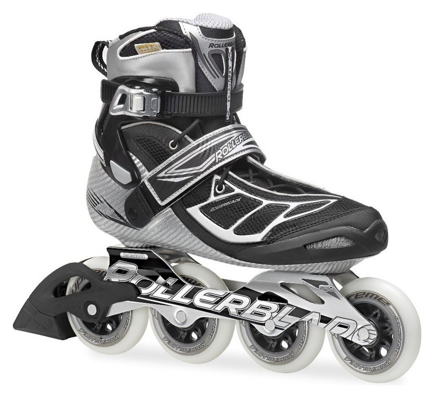 Роликові коньки для дорослих Rollerblade TEMPEST 90 M 40.5 (8US) 260мм Silver/black (07302200 832), укр, укр