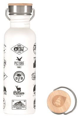 Фляга Picture Organic Hampton white logos