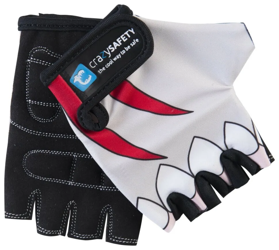 Рукавички Crazy Safety White Shark S (S (дитячий) Сірий)