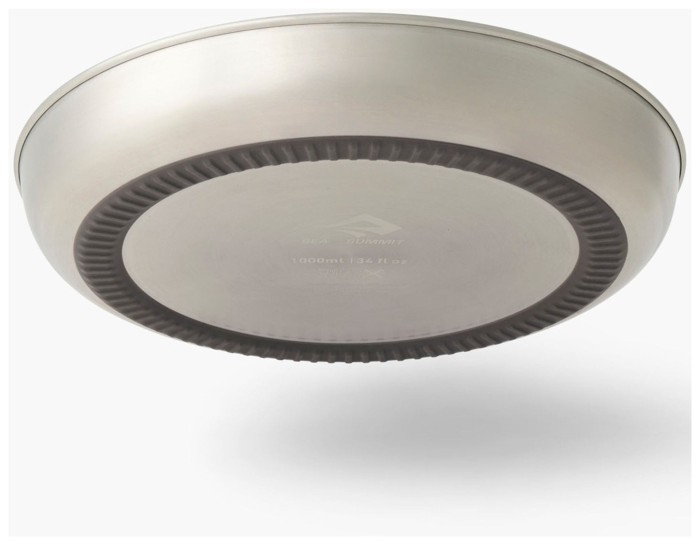 Тарілка Sea to Summit Detour Stainless Steel Plate, Moonstone Grey