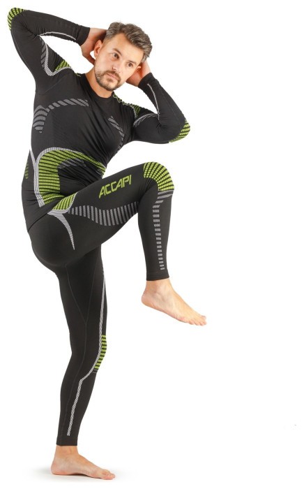 Штани чоловічі Accapi HealthPower, Black/Lime, S