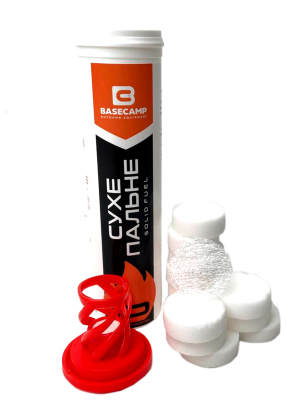 Сухое топливо в тубе BaseCamp SOLID FUEL, 12 таблеток