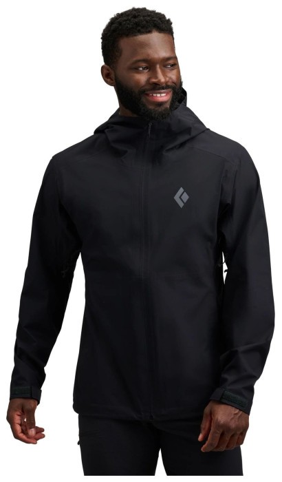 Мужская куртка мембранная Black Diamond M Strataline Stretch Shell, Black, M