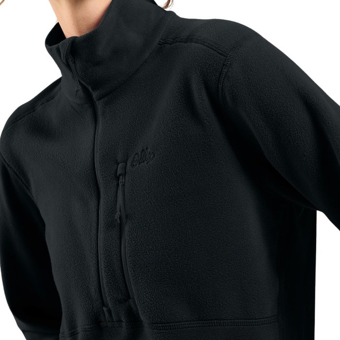 Odlo реглан флісовий Classic 1/2 W black L