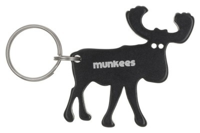 Munkees 3473 брелок-открывалка Moose black