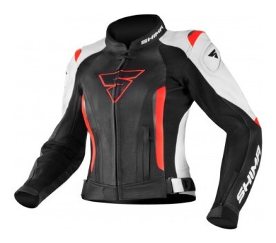 Мотокуртка Shima Miura White Fluor Red L