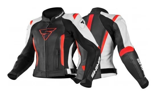 Мотокуртка Shima Miura White Fluor Red L