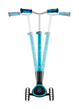 Самокат GLOBBER серії ACE аква, колеса з підсвіткою, до 100кг, 3+, 3 колеса