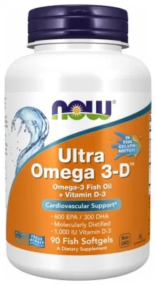 Ultra Omega 3-D Softgels - 90 softgels