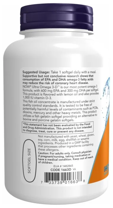 Ultra Omega 3-D Softgels - 90 softgels