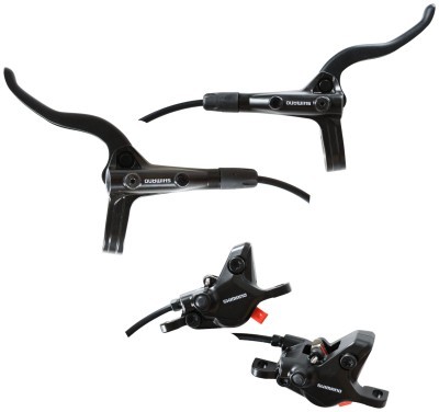 Гальмо дискове гідравлічні без роторів F900mm R1500mm SHIMANO MT410