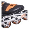 Роликові коньки для дорослих K2 F.I.T. 80 ALU M 42 (9.0US) 270мм Black/dark grey/orange (30E0260.1.1), укр Фото - 3