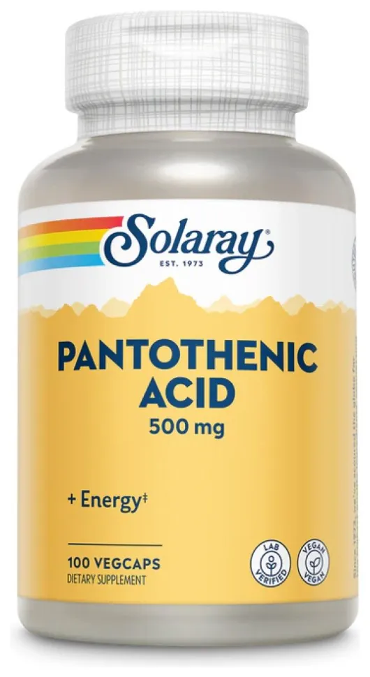 Pantothenic Acid 500mg - 100 veg caps