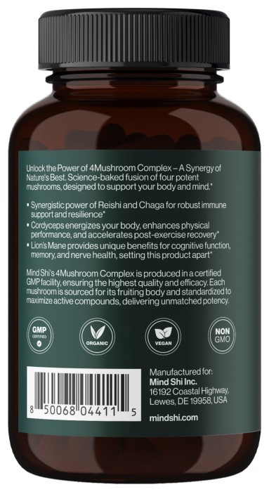 4Mushroom Complex 1000 mg - 60 vegcaps