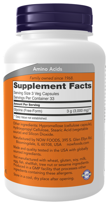 Glycine 1000 mg - 250 vcaps