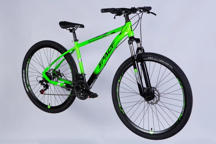 Велосипед AL 29" SPACE MERCURY DD FR рама-18" зелено-чорний 2026