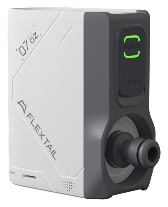 Душ портативний з насосом на акумуляторі Flextail Tiny Shower, білий