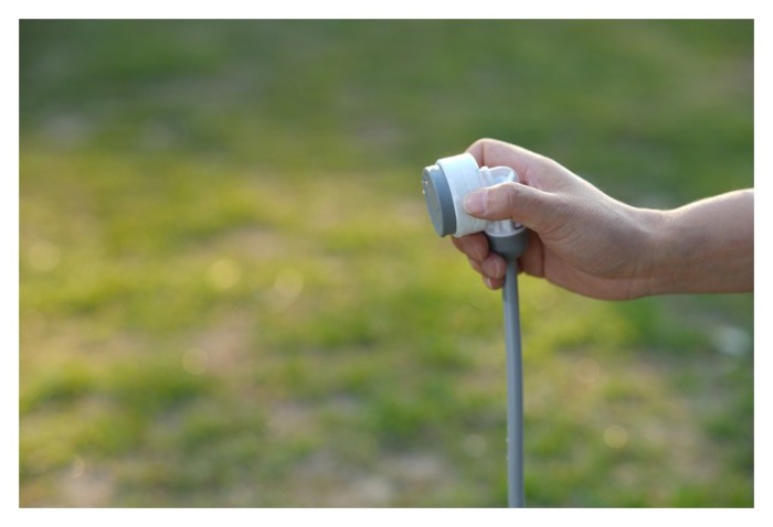 Душ портативний з насосом на акумуляторі Flextail Tiny Shower, білий, укр, укр