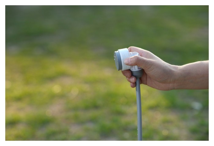 Душ портативний з насосом на акумуляторі Flextail Tiny Shower, білий, укр, укр