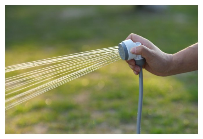 Душ портативний з насосом на акумуляторі Flextail Tiny Shower, білий, укр, укр