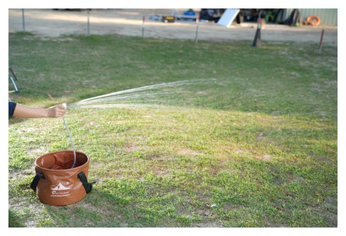 Душ портативний з насосом на акумуляторі Flextail Tiny Shower, білий, укр, укр