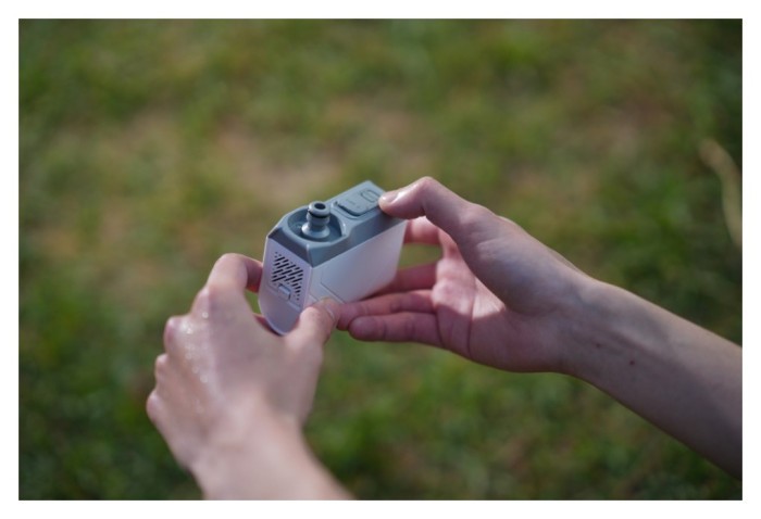 Душ портативний з насосом на акумуляторі Flextail Tiny Shower, білий, укр, укр