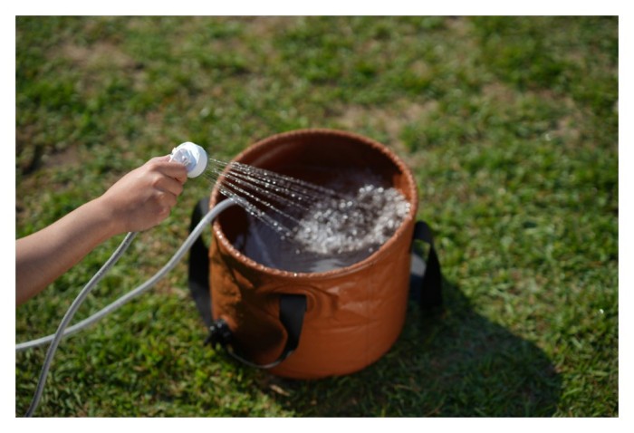 Душ портативний з насосом на акумуляторі Flextail Tiny Shower, білий, укр, укр