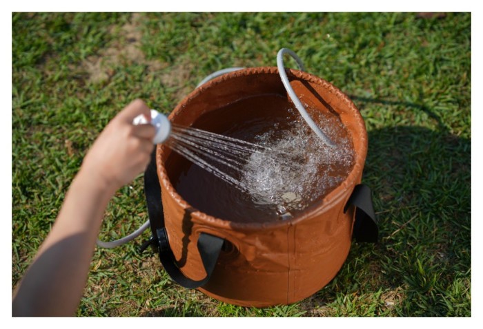 Душ портативний з насосом на акумуляторі Flextail Tiny Shower, білий, укр, укр