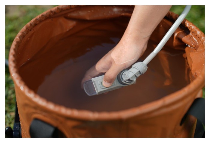 Душ портативний з насосом на акумуляторі Flextail Tiny Shower, білий, укр, укр