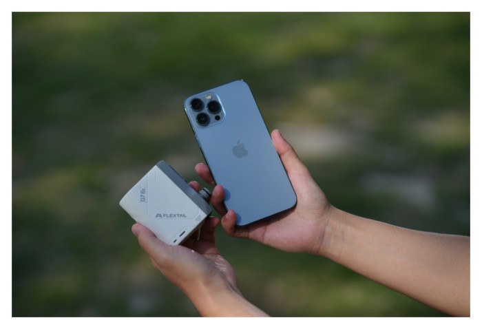 Душ портативний з насосом на акумуляторі Flextail Tiny Shower, білий, укр, укр