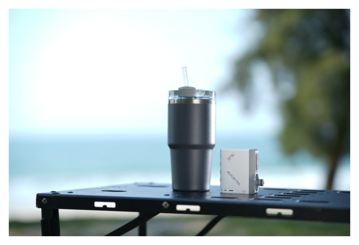 Душ портативний з насосом на акумуляторі Flextail Tiny Shower, білий, укр, укр