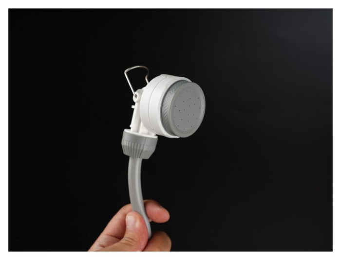 Душ портативний з насосом на акумуляторі Flextail Tiny Shower, білий, укр, укр