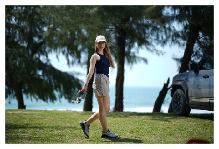 Душ портативний з насосом на акумуляторі Flextail Tiny Shower, білий, укр, укр