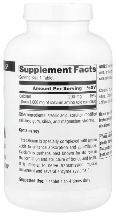 Calcium 200mg - 250 tabs