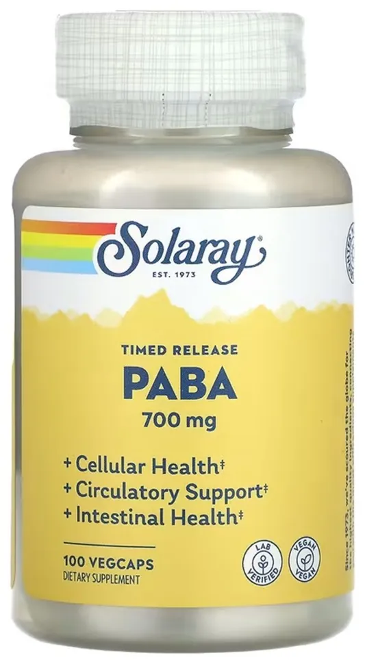 PABA 700mg - 100 vcaps (DSN_2023-10-6876)