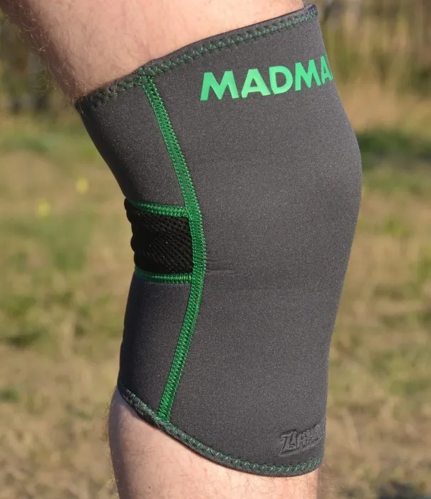 Наколінник MadMax MFA-294 Zahoprene Knee Support Dark Grey/Green XXL