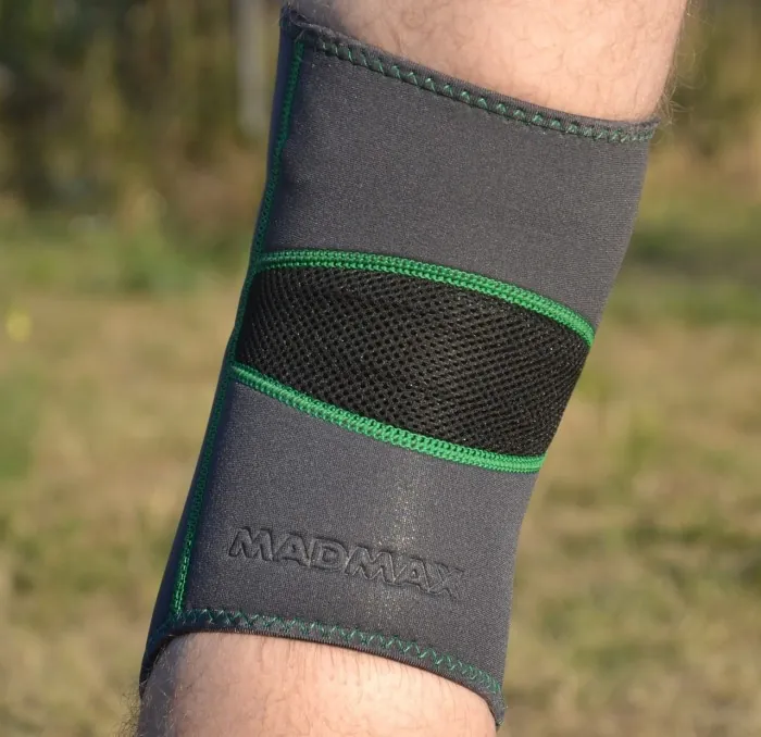 Наколінник MadMax MFA-294 Zahoprene Knee Support Dark Grey/Green XXL