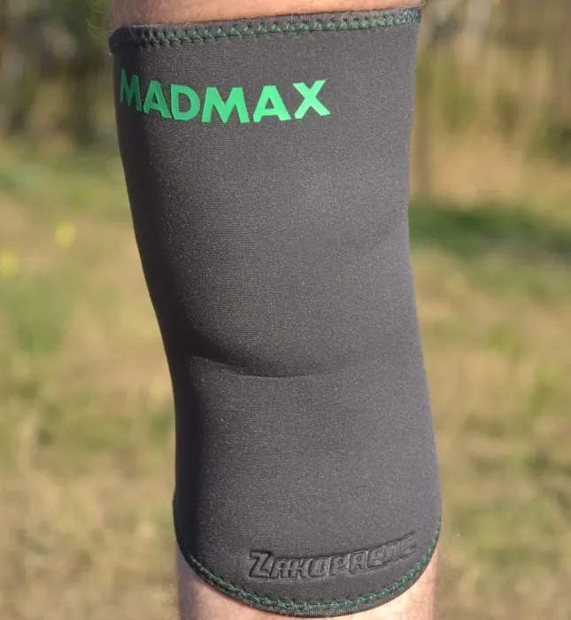 Наколінник MadMax MFA-294 Zahoprene Knee Support Dark Grey/Green XXL