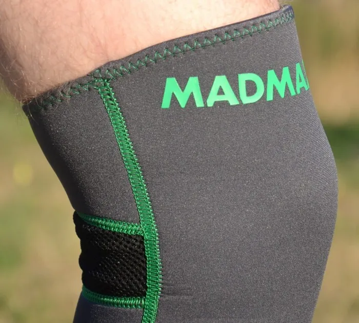 Наколінник MadMax MFA-294 Zahoprene Knee Support Dark Grey/Green XXL