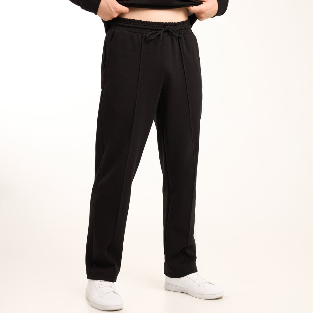 Чоловічий чорний спортивний костюм Pobedov Binance. Комплект штани та кофта осінній