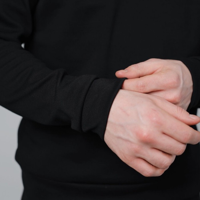 Чоловічий чорний спортивний костюм Pobedov Binance. Комплект штани та кофта осінній, укр, укр