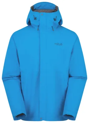 Мембранная куртка мужская Rab Downpour Jacket, Maya Blue, M