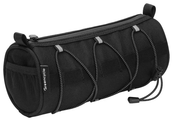 Сумка на кермо Green Cycle Roll, 25х10х11,3 см, чорний