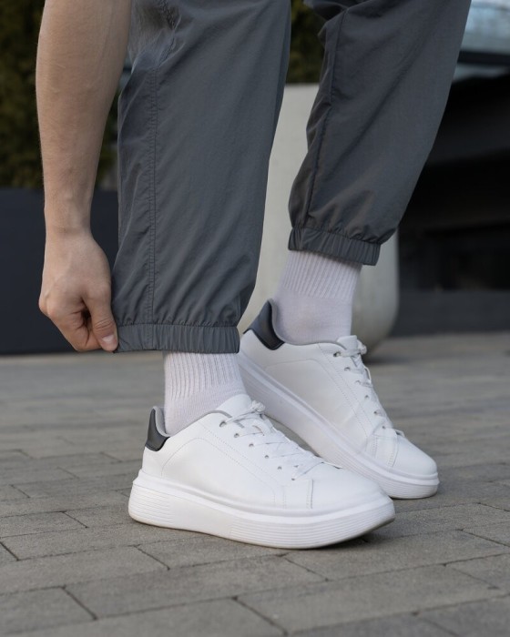 Мужские джогеры темно-серые плащевка спорт Pobedov Ground