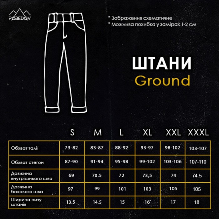 Мужские джогеры темно-серые плащевка спорт Pobedov Ground