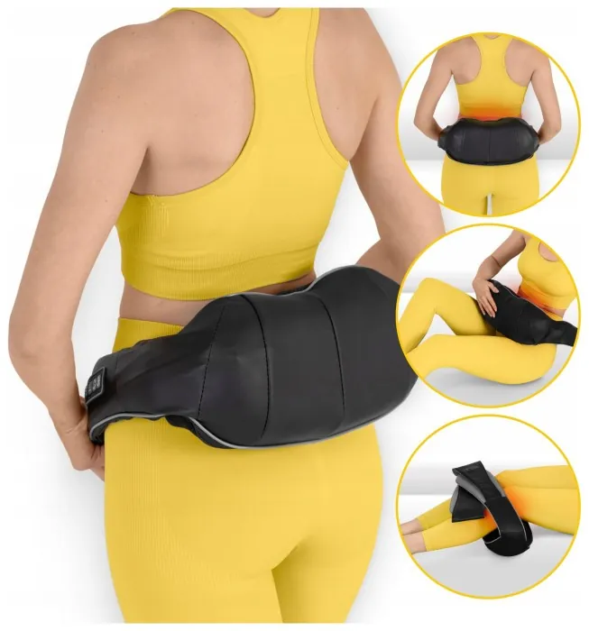 Накидка-масажер 4FIZJO Shiatsu Pro+ для шиї та спини Black/Grey (P-5907739319067)