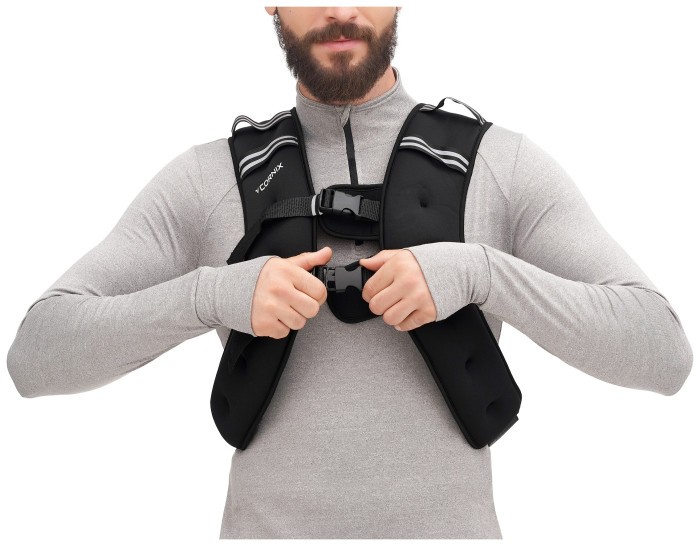 Жилет-утяжелитель для тренировок Cornix Weight Vest 5 кг XR-0343 Black