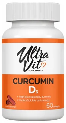 Curcumin D3 - 60 softgels